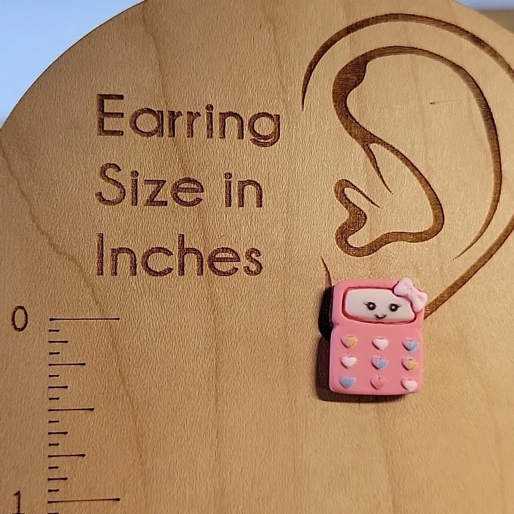 🔥LAST PAIR🔥 Kawaii Calculator Stud Earrings